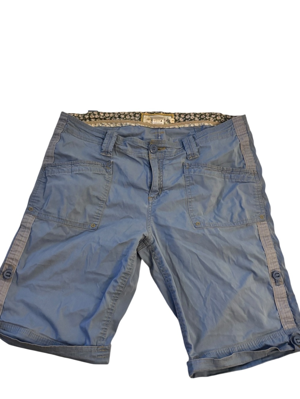 Aventura Women's Cargo Bermuda Shorts Lot of 2 Size 12 Blue & Khaki - Picture 7 of 12